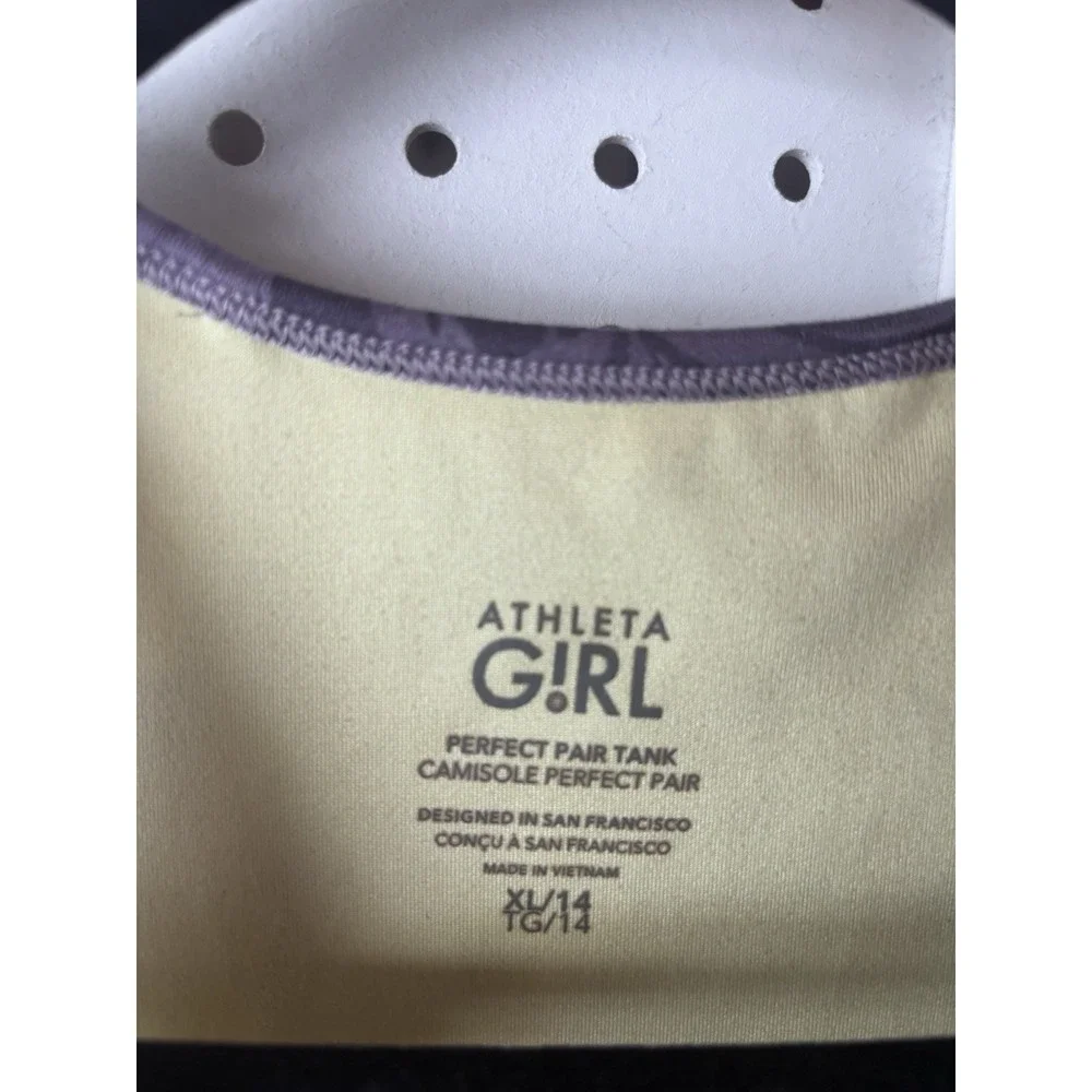 Athleta Girls Perfect Pair Layered Cami Tank Top Girls XL 14